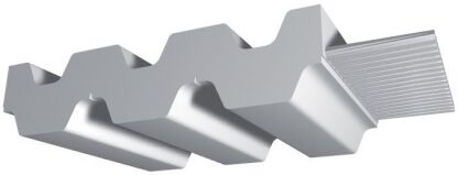 Pas zębaty bezkońcowy poliuretanowy obustronnie uzębiony profil DT10 podziałka 10 mm