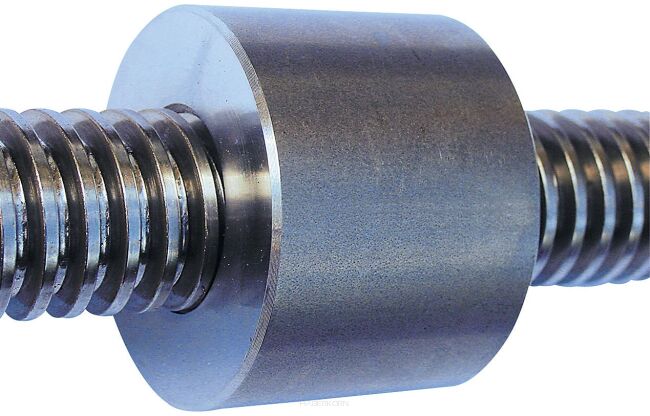 Nakrętka trapezowa walcowa prawa, stal automatowa Tr 28x5