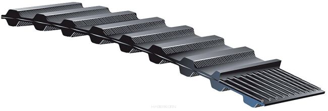 Pas zębaty neoprenowy obustronnie uzębiony PowerGrip TP-360-H-075, Z72