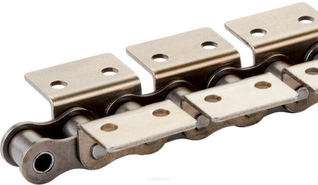 Łańcuch rolkowy standardowy z zabierakiem DIN 8187 jednorzędowy 1/2”x5/16”, zabierak  K2/02