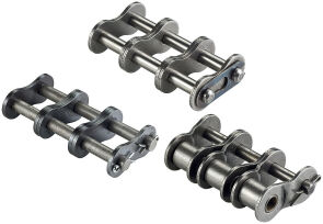 Półspinka łańcucha rolkowego ekonomicznego DIN 8187 trzyrzędowa 2 1/2”x1 1/2”