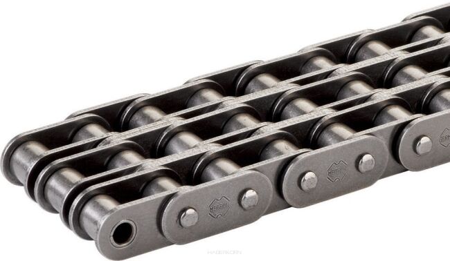 Łańcuch rolkowy standardowy z prostymi płytkami DIN 8187 trzyrzędowy 1”x17,02mm
