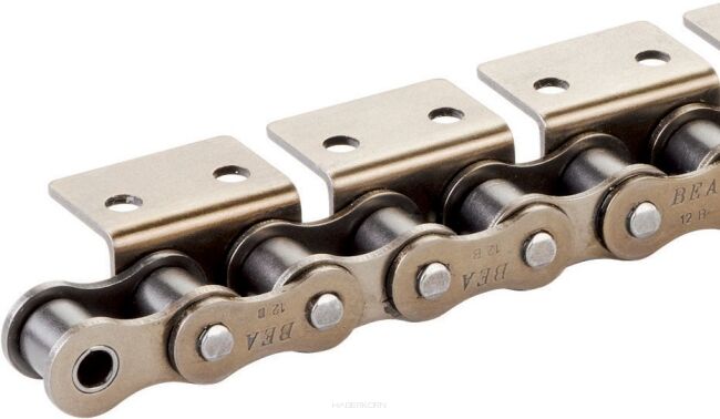 Łańcuch rolkowy standardowy z zabierakiem DIN 8187 jednorzędowy 1/2”x5/16”, zabierak  A2/02