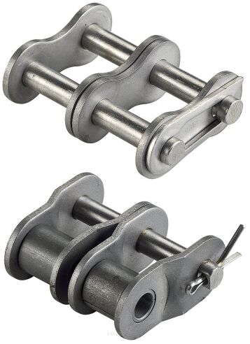 Półspinka łańcucha rolkowego nierdzewnego standardowego DIN 8187 dwurzędowa 5/8”x3/8”