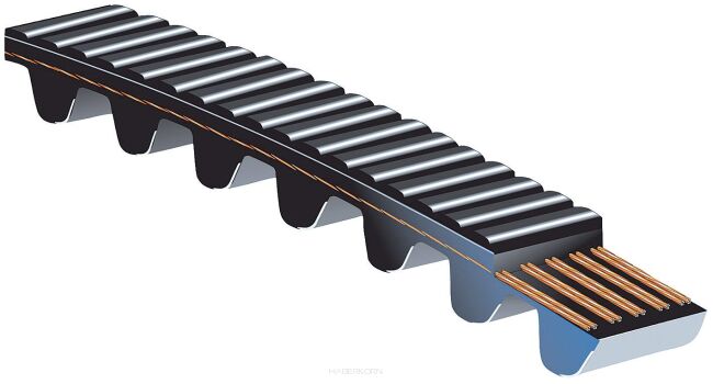 Pas zębaty poliuretanowy Poly Chain GT2 PC2 14MGT 3360 90, Z240