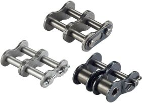 Spinka łańcucha rolkowego standardowego DIN 8187 dwurzędowa 2 1/2”x1 1/2”