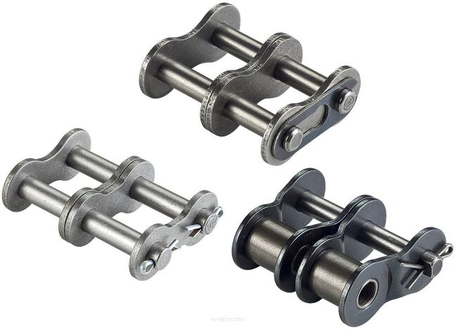 Spinka łańcucha rolkowego standardowego DIN 8188 dwurzędowa 3/8”x3/16”