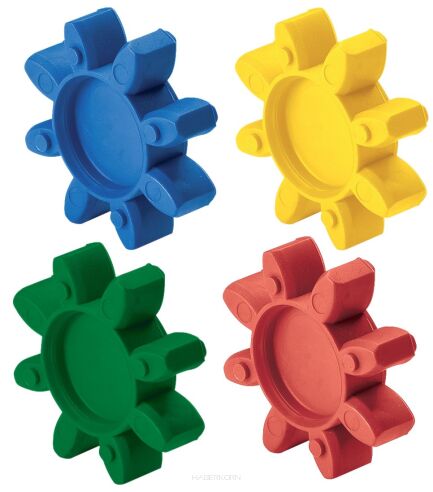 Element elastyczny sprzęgła bezluzowego kłowego TRASCO®  AES 65 R 98 Shore A