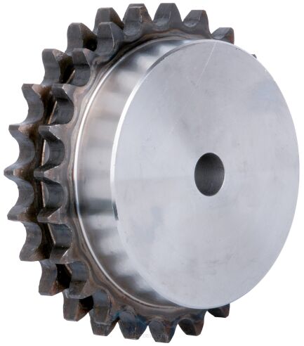 Koło łańcuchowe z piastą hartowane zęby dwurzędowe 3/8''''x7/32'''' Z30