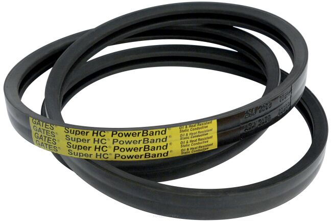 Pas klinowy Super HC® PowerBand® wąskoprofilowy, zespolony, owijany 8V 1060/4 