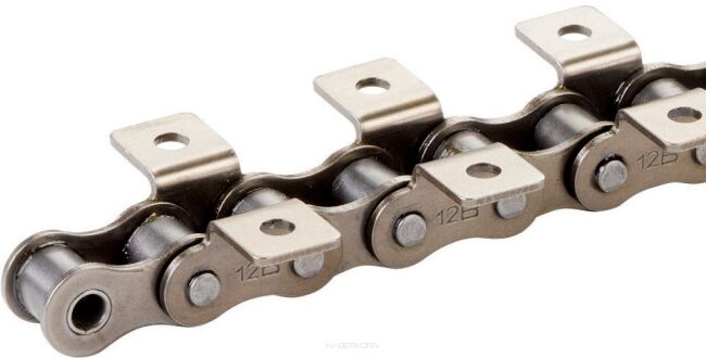 Łańcuch rolkowy standardowy z zabierakiem DIN 8187 jednorzędowy 1”x17,02mm, zabierak  K1/02