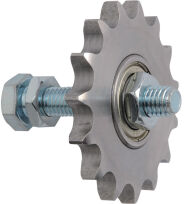 Koło łańcuchowe napinacza Rosta typ N, ze śrubą jednorzędowe 5/8”, M12, Z15