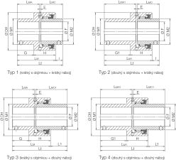 Piasta z tuleją sprzęgła zębatego SITEX® krótka, stalowa GSTV 038 AD - 4