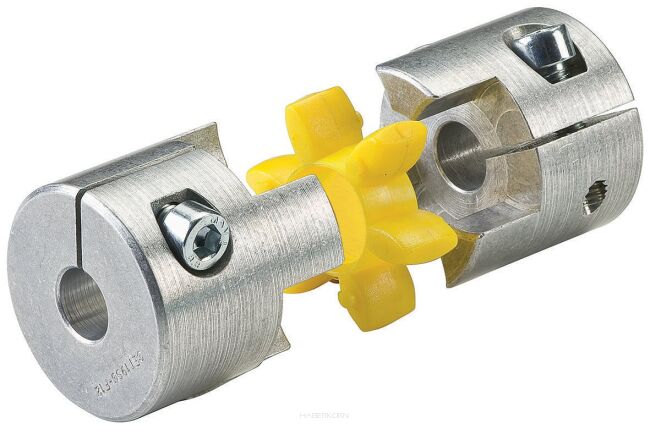 Piasta sprzęgła bezluzowego kłowego TRASCO® zaciskowa, aluminiowa GESM 28/38 F35