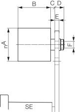 Rolka dociskowa Rosta typ R, standardowe R 27 - 2