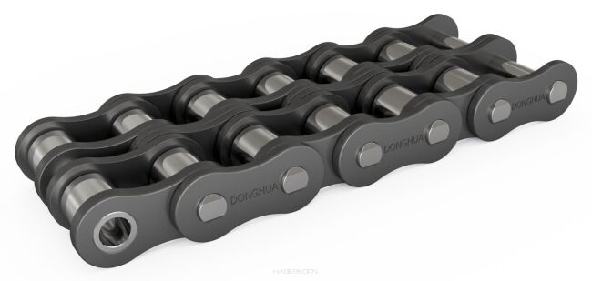 Łańcuch rolkowy standardowy DIN 8187 dwurzędowy 3/8”x7/32” RD