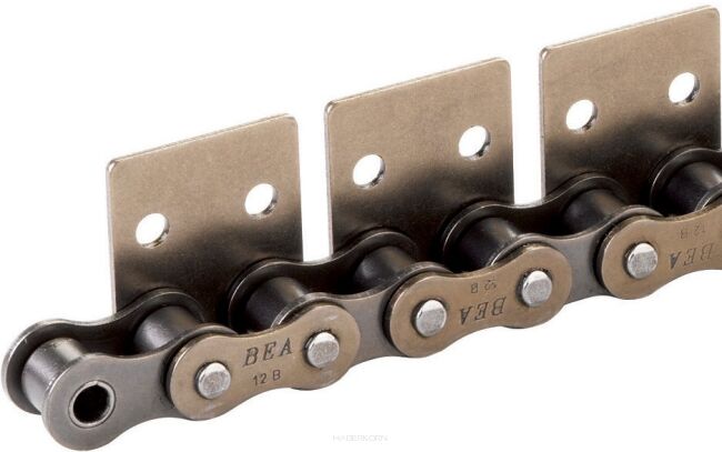 Łańcuch rolkowy standardowy z zabierakiem DIN 8187 jednorzędowy 5/8”x3/8”, zabierak  M2/02