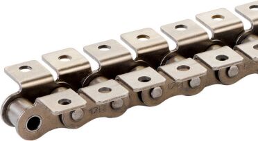 Łańcuch rolkowy standardowy z zabierakiem DIN 8187 jednorzędowy 3/4”x7/16”, zabierak  K1/01
