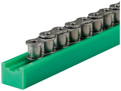 Prowadnica łańcucha rolkowego jednorzędowego, typ U profil 3, 1/2”x1/4”