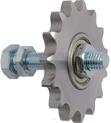 Koło łańcuchowe napinacza Rosta typ N, ze śrubą jednorzędowe 3/8”, M10, Z15