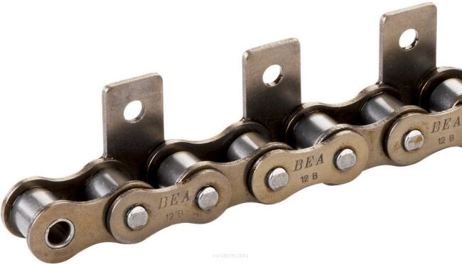 Łańcuch rolkowy standardowy z zabierakiem DIN 8187 jednorzędowy 1”x17,02mm, zabierak  M1/02
