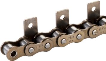 Łańcuch rolkowy standardowy z zabierakiem DIN 8187 jednorzędowy 1/2”x5/16”, zabierak  M1/02