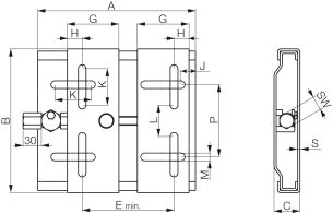 Podstawa pod silnik typ SM 90/112 - 2