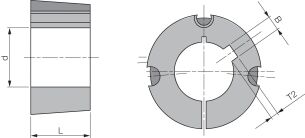 Tuleja mocująca Taper Lock® typ 3030/45 - 2