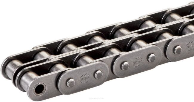 Łańcuch rolkowy standardowy z prostymi płytkami DIN 8187 dwurzędowy 1 1/4”x3/4”