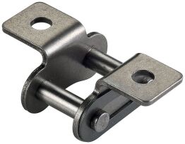 Spinka łańcucha rolkowego standardowego z zabierakiem DIN 8187 jednorzędowa 3/8”x7/32”, zabierak  K1