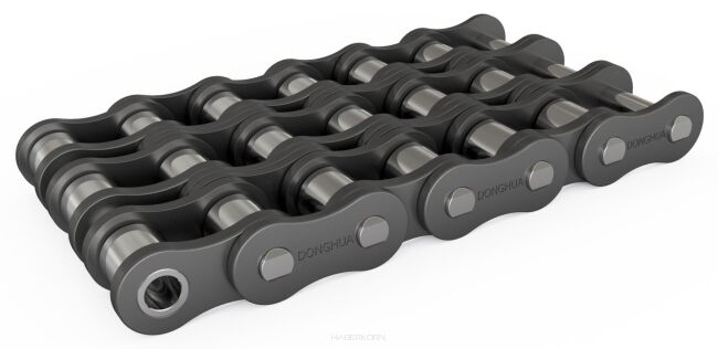Łańcuch rolkowy standardowy DIN 8187 trzyrzędowy 2 1/2”x1 1/2”
