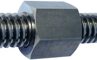 Nakrętka trapezowa sześciokątna prawa, stal automatowa Tr 70x10