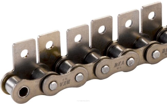 Łańcuch rolkowy standardowy z zabierakiem DIN 8187 jednorzędowy 3/8”x7/32”, zabierak  M1/01