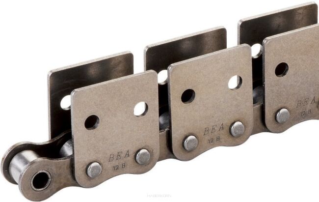 Łańcuch rolkowy standardowy z zabierakiem DIN 8187 jednorzędowy 3/8”x7/32”, zabierak  MK2/02